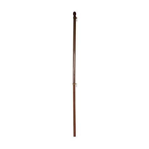 375-in H Wood Closet Rod. . Lowes wood poles